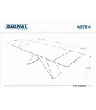 Folding dining table WESTIN III CERAMIC order